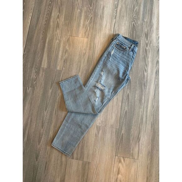 Abercrombie & Fitch Denim - Abercrombie boyfriend distressed jeans size 25